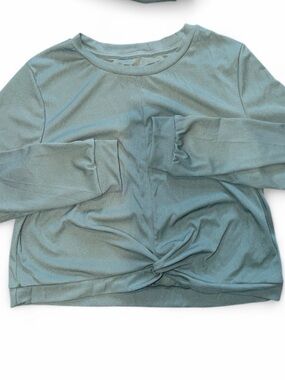 Knot-Front Lightweight Lounge Set - Sage Green